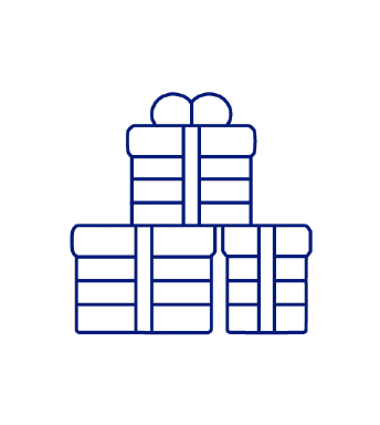 Large-scale gifting
