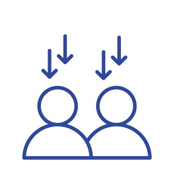 Less dependency on individuals